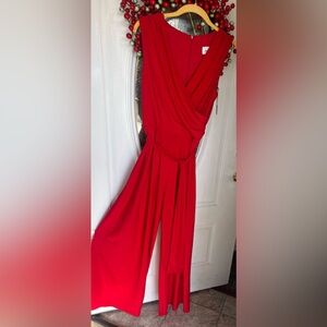 Joseph Ribkoff Drape Front Jumpsuit NWT